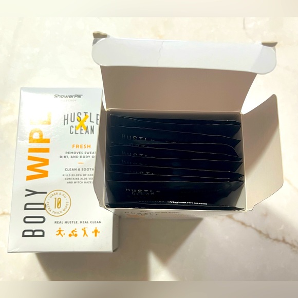 2X 📦 of Hustle Clean Body Wipes - Picture 1 of 5